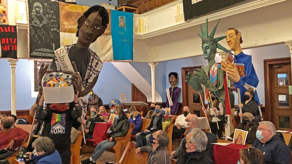 News 65 The Pride Puppets at the Out of Darkness World AIDS Day event in 2021