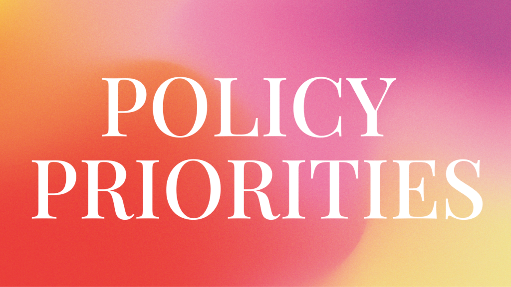 News 58 POLICY PRIORITIES