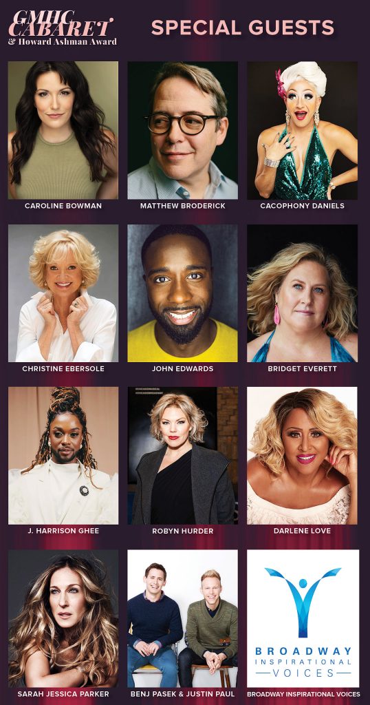 GMHC to Celebrate Legendary Songwriters Marc Shaiman & Scott Wittman at Cabaret & Howard Ashman Award 1 Composite photo of all 2025 Cabaret performers
